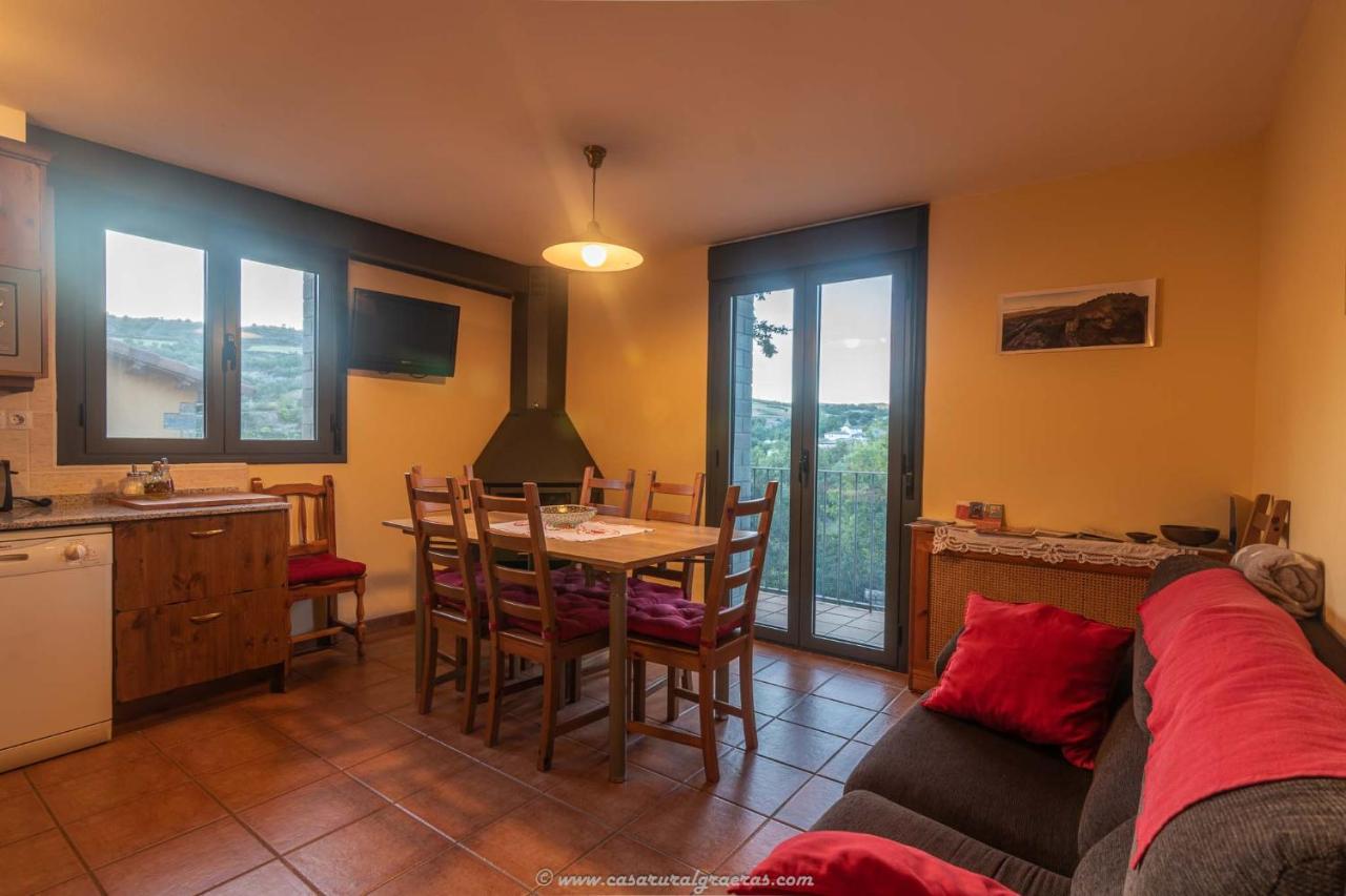 Casa Rural Graeras En Castigaleu Екстер'єр фото